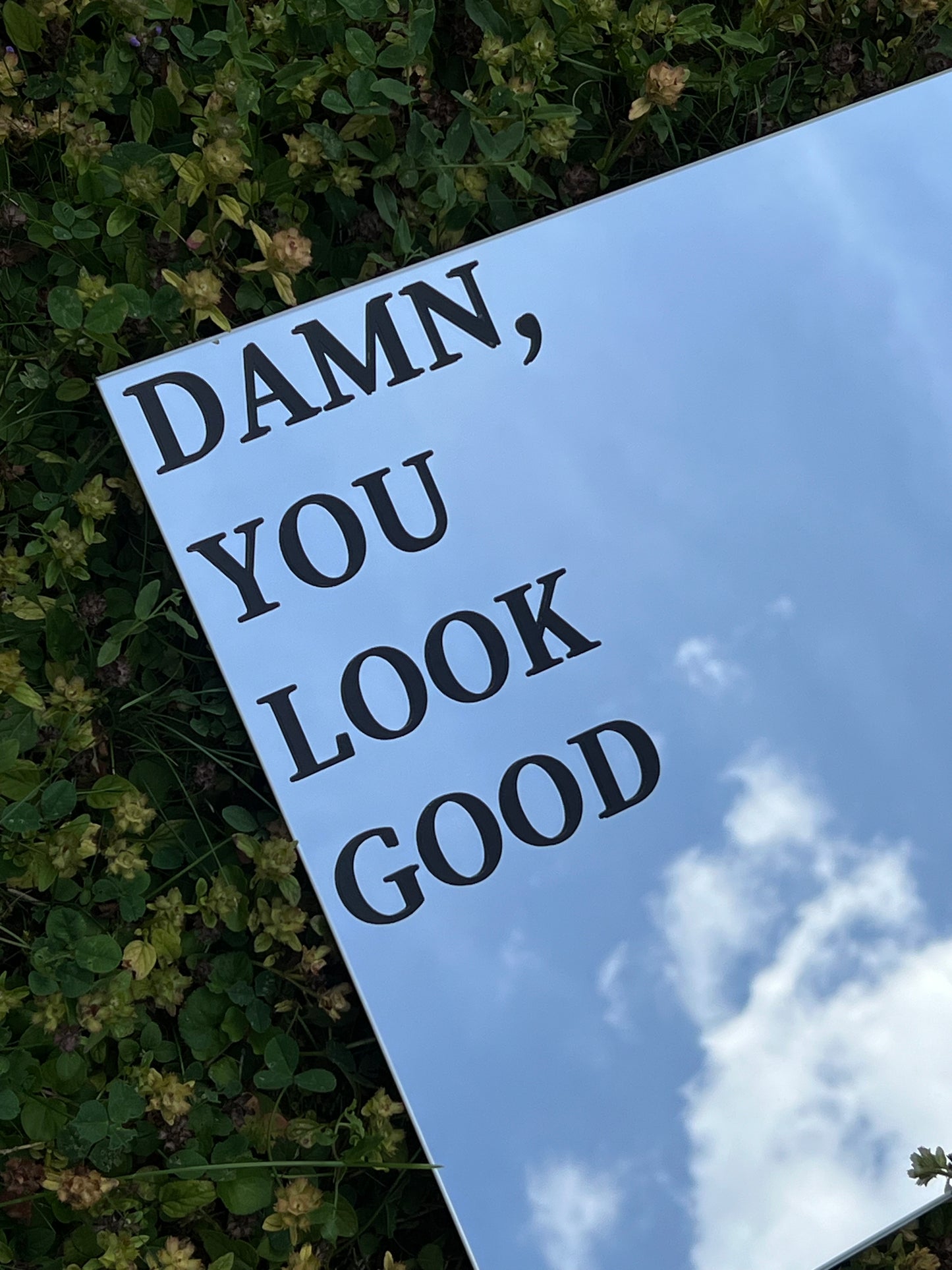 Spiegel "Damn you look good"