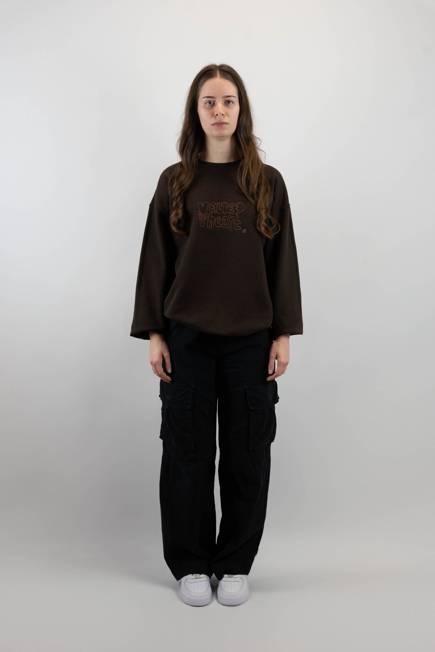 Logo Sweater Brown