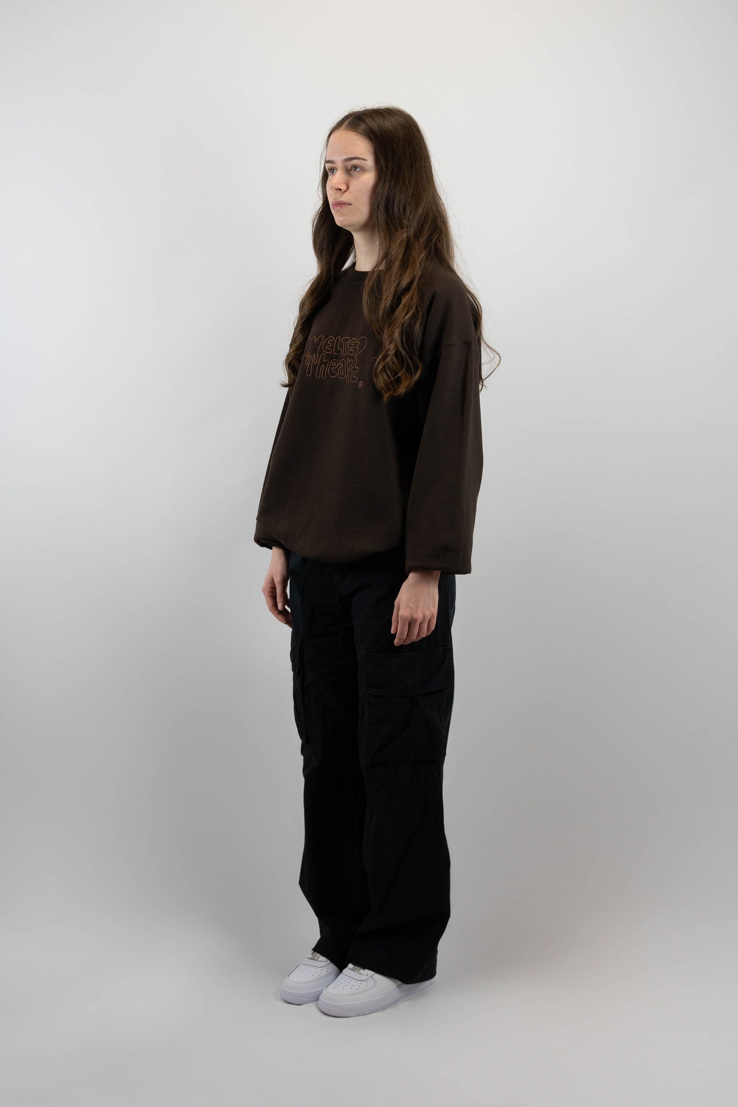 Logo Sweater Brown