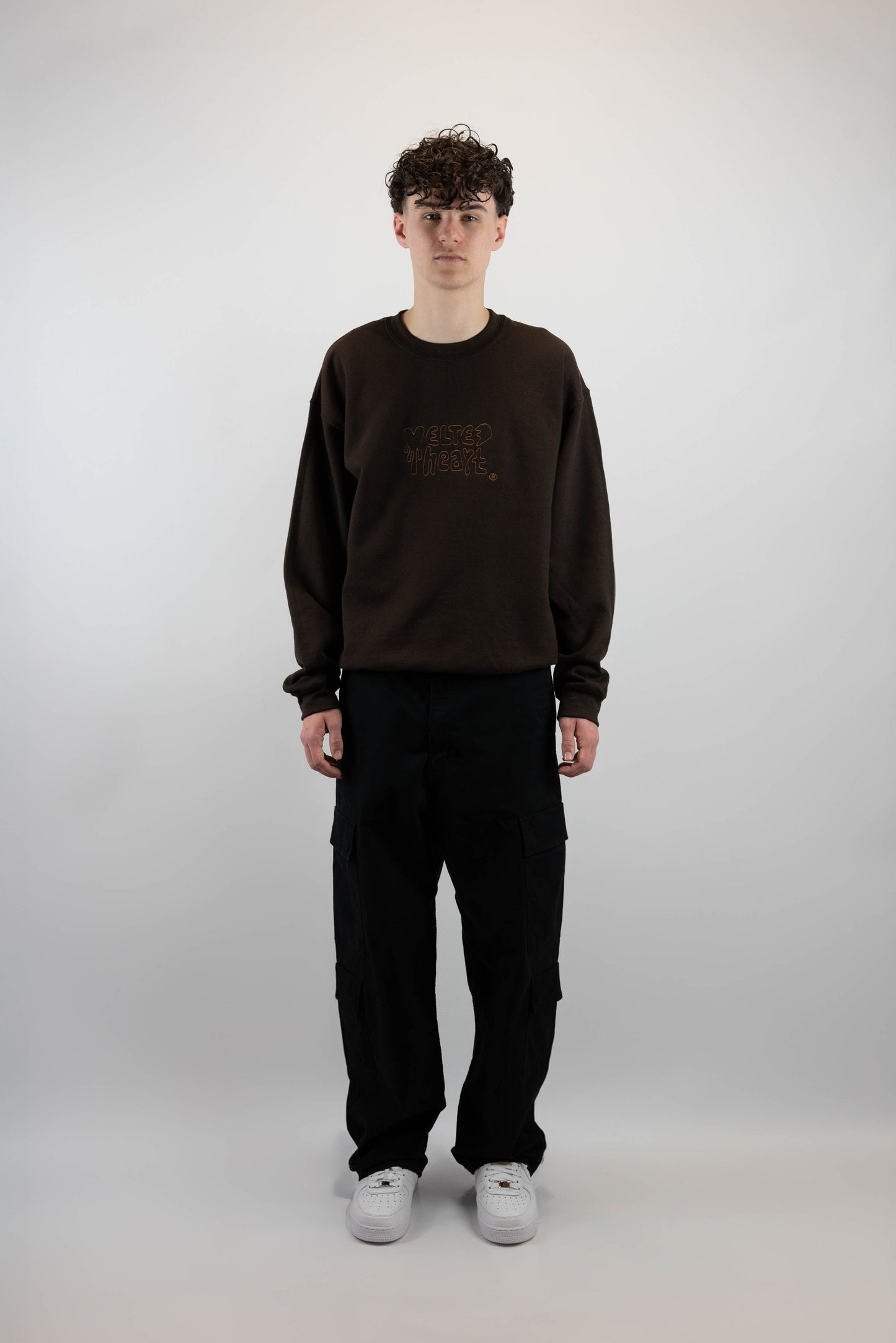 Logo Sweater Brown