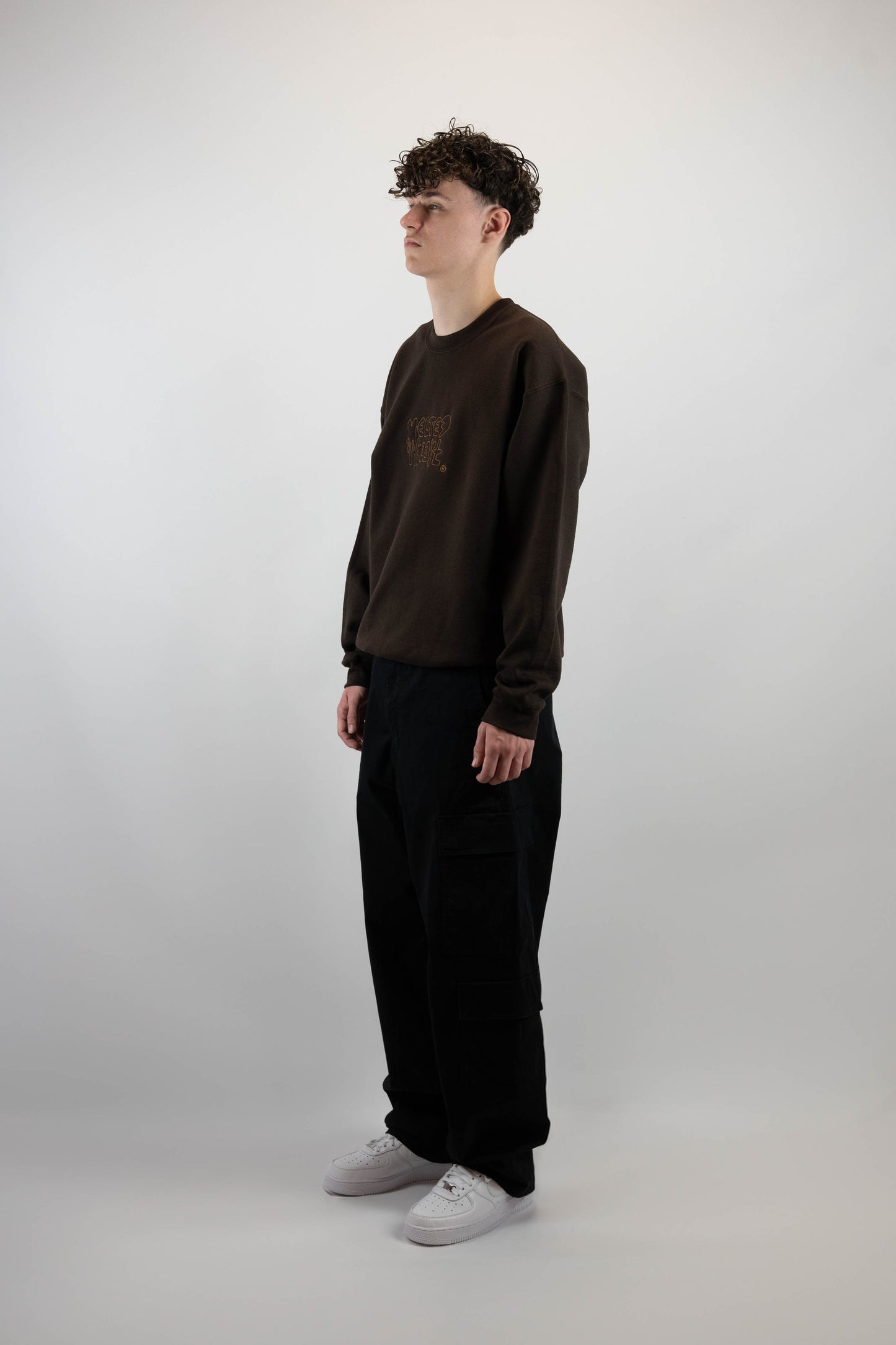 Logo Sweater Brown