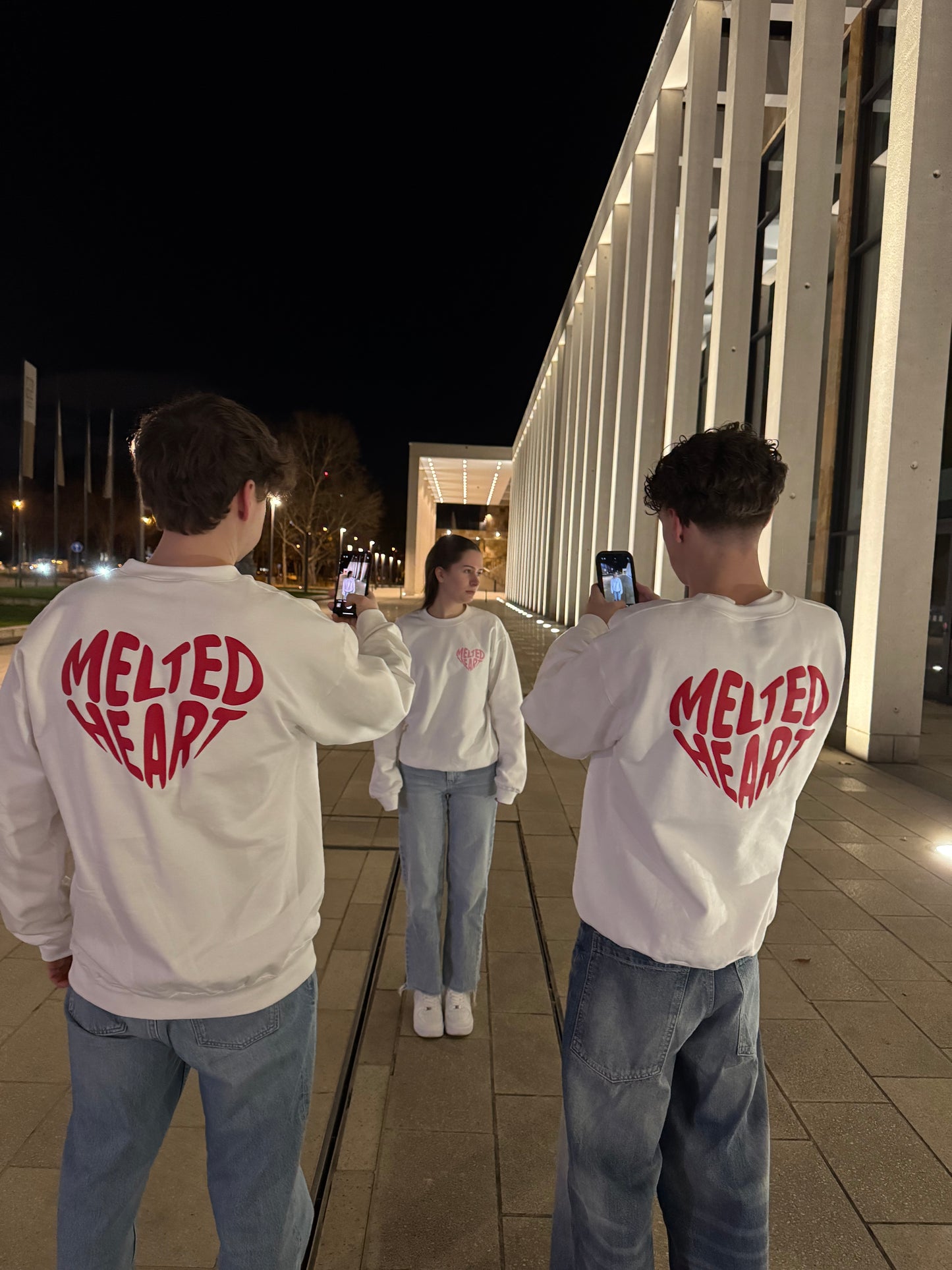 Heart Sweater Red