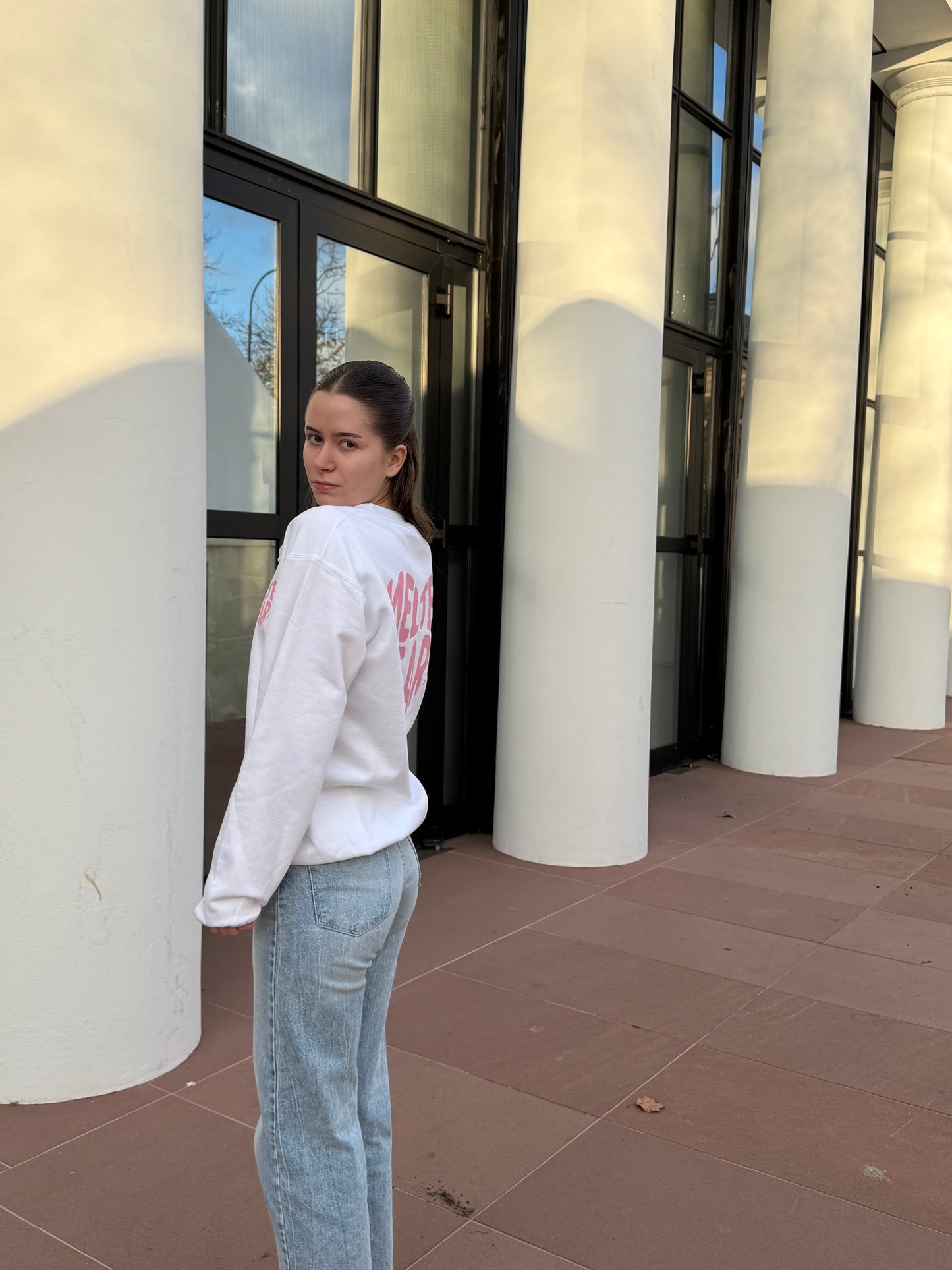 Heart Sweater Pink