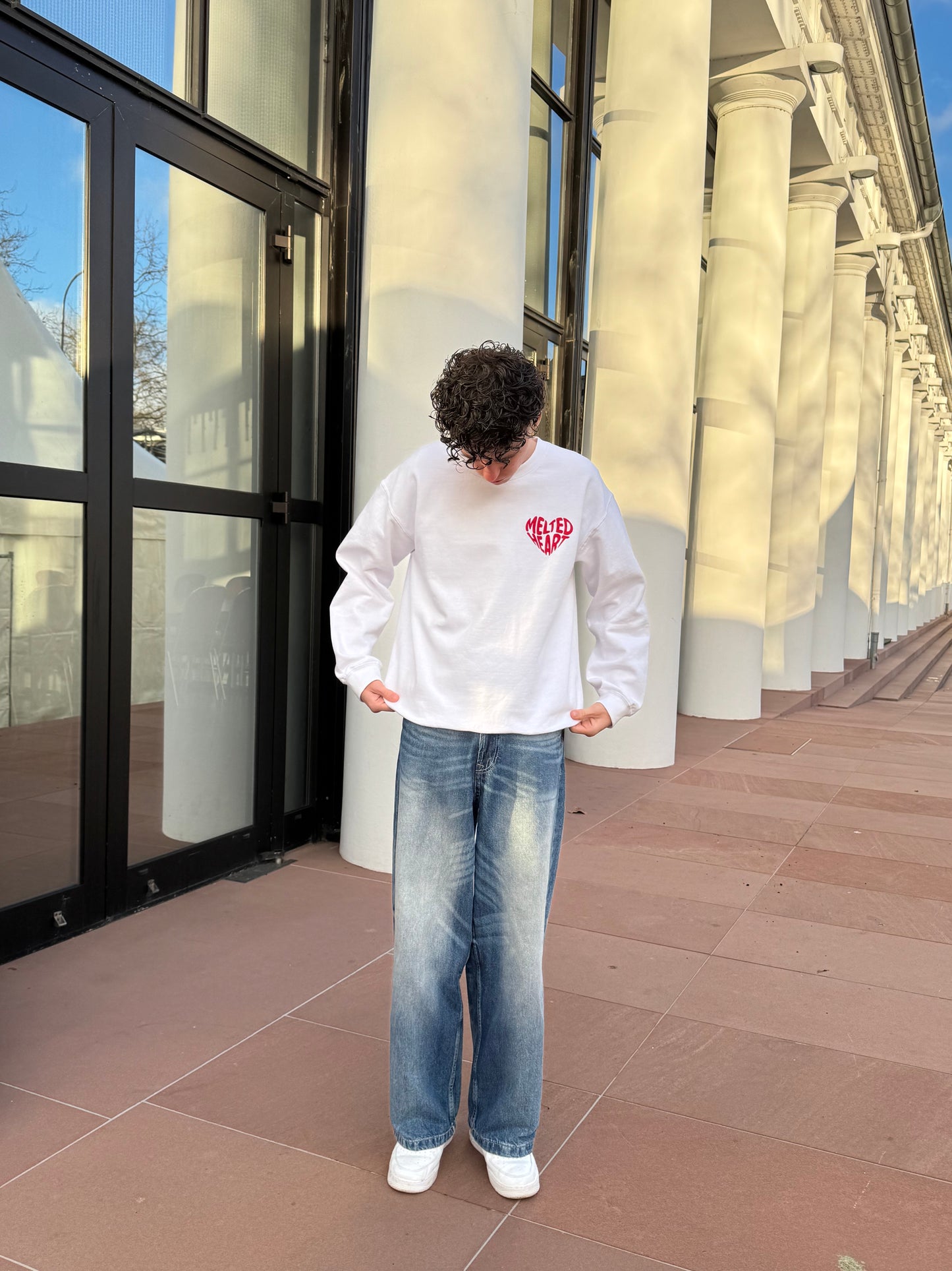 Heart Sweater Red