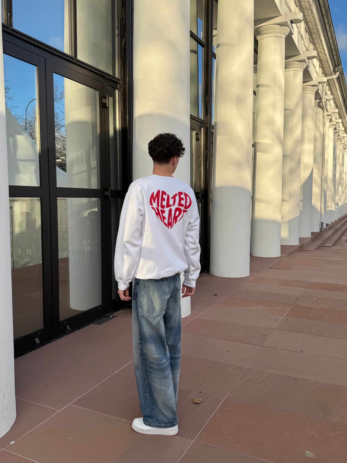 Heart Sweater Red