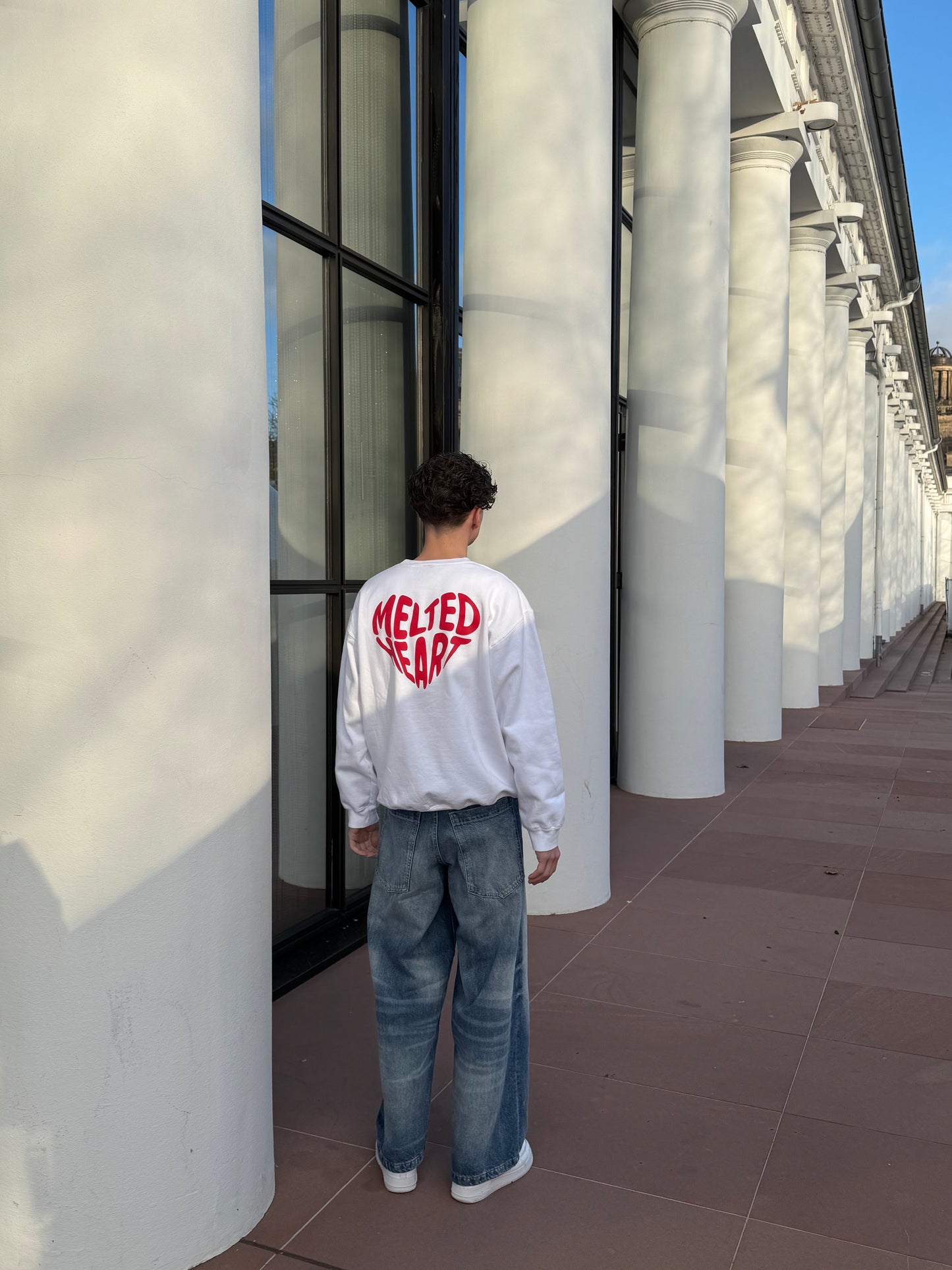 Heart Sweater Red