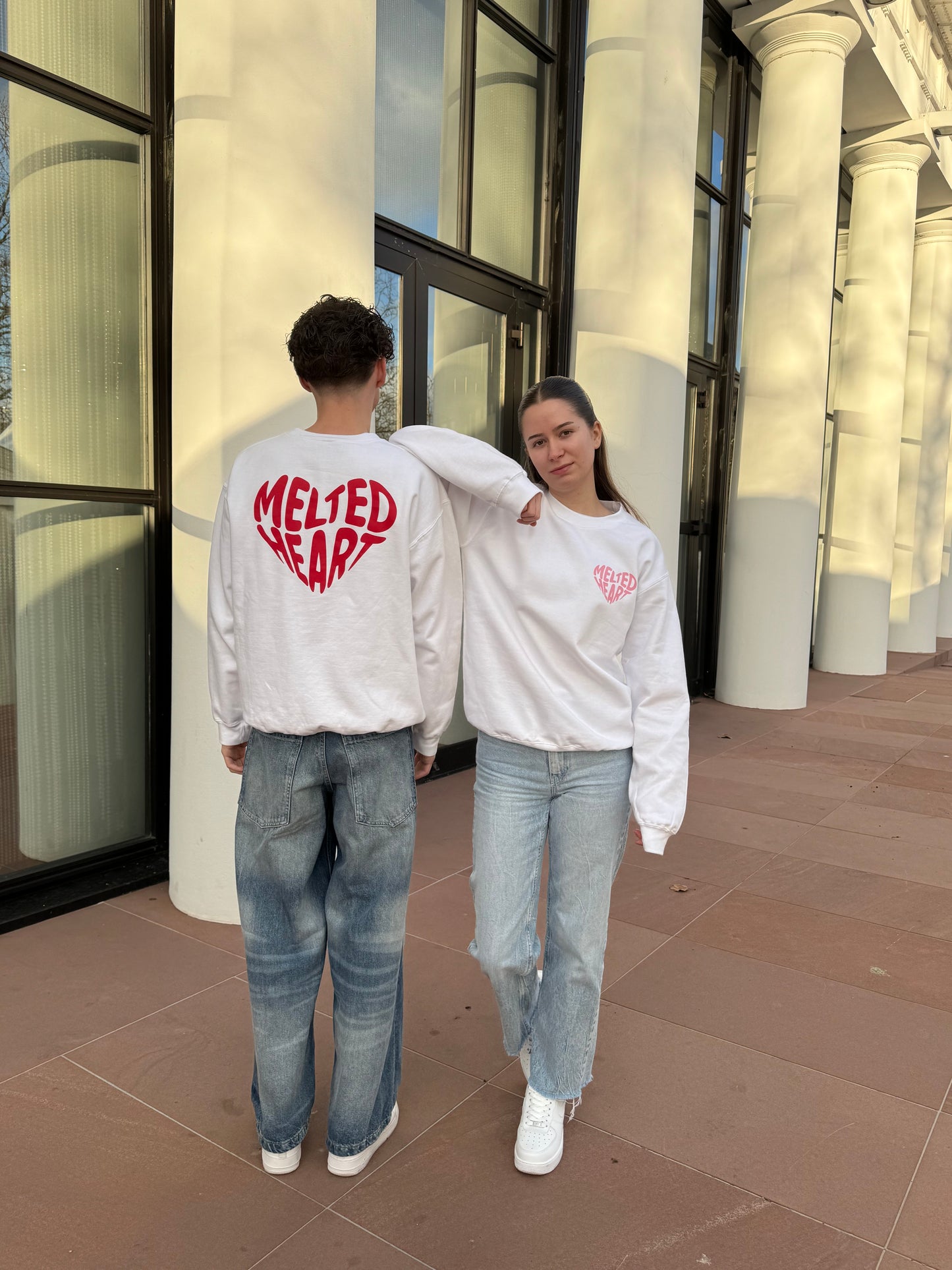 Heart Sweater Red