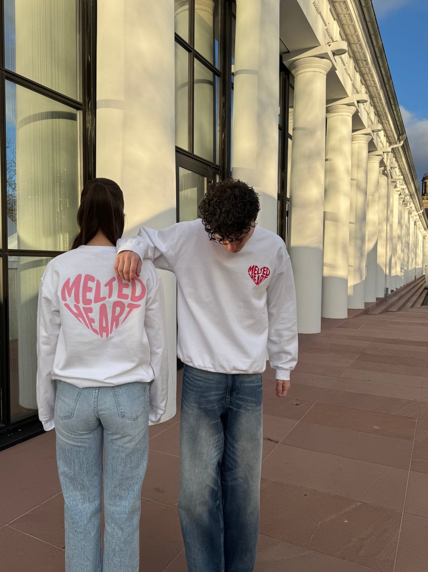 Heart Sweater Red