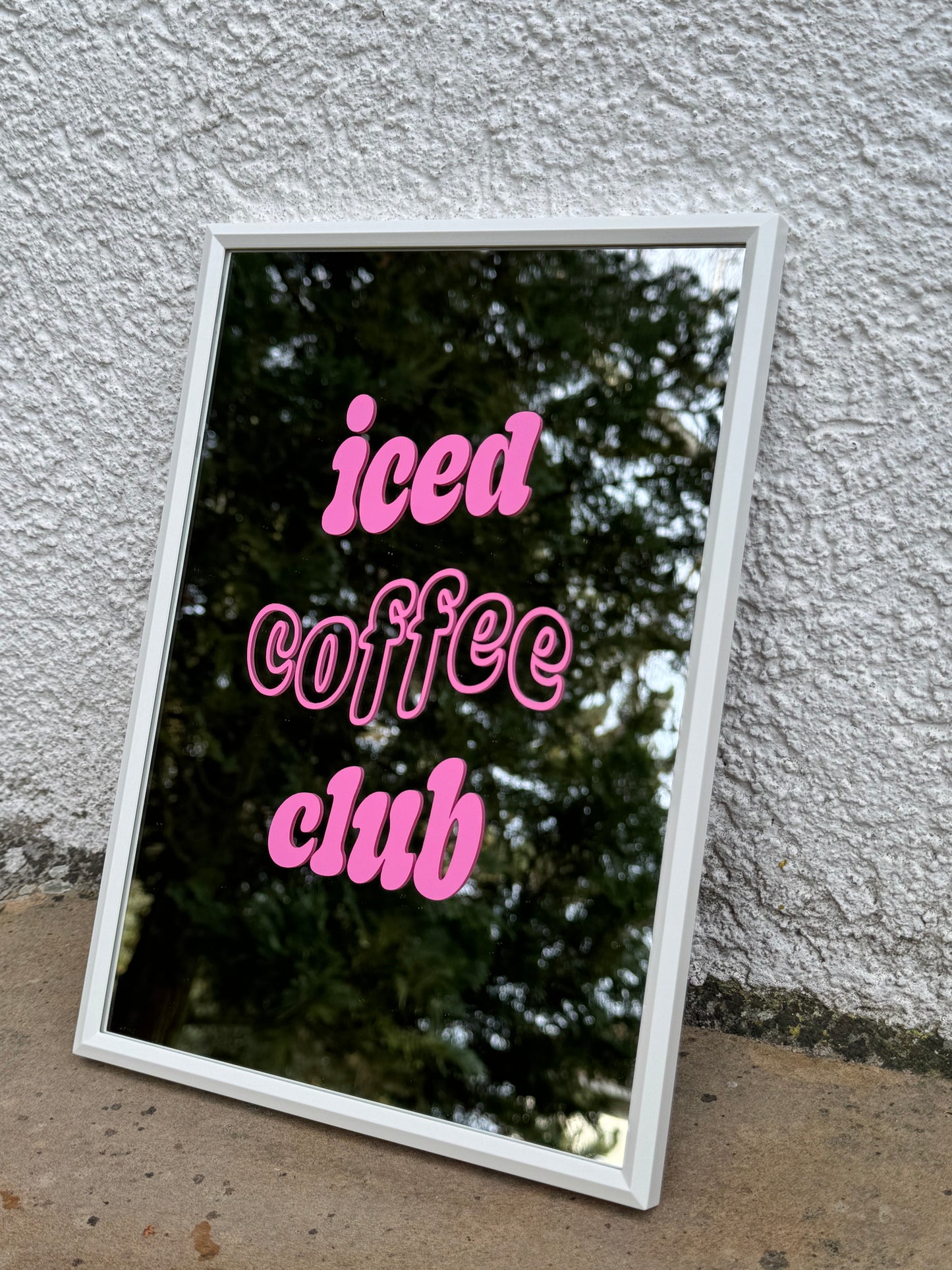 Spiegel "Iced Coffee Club"