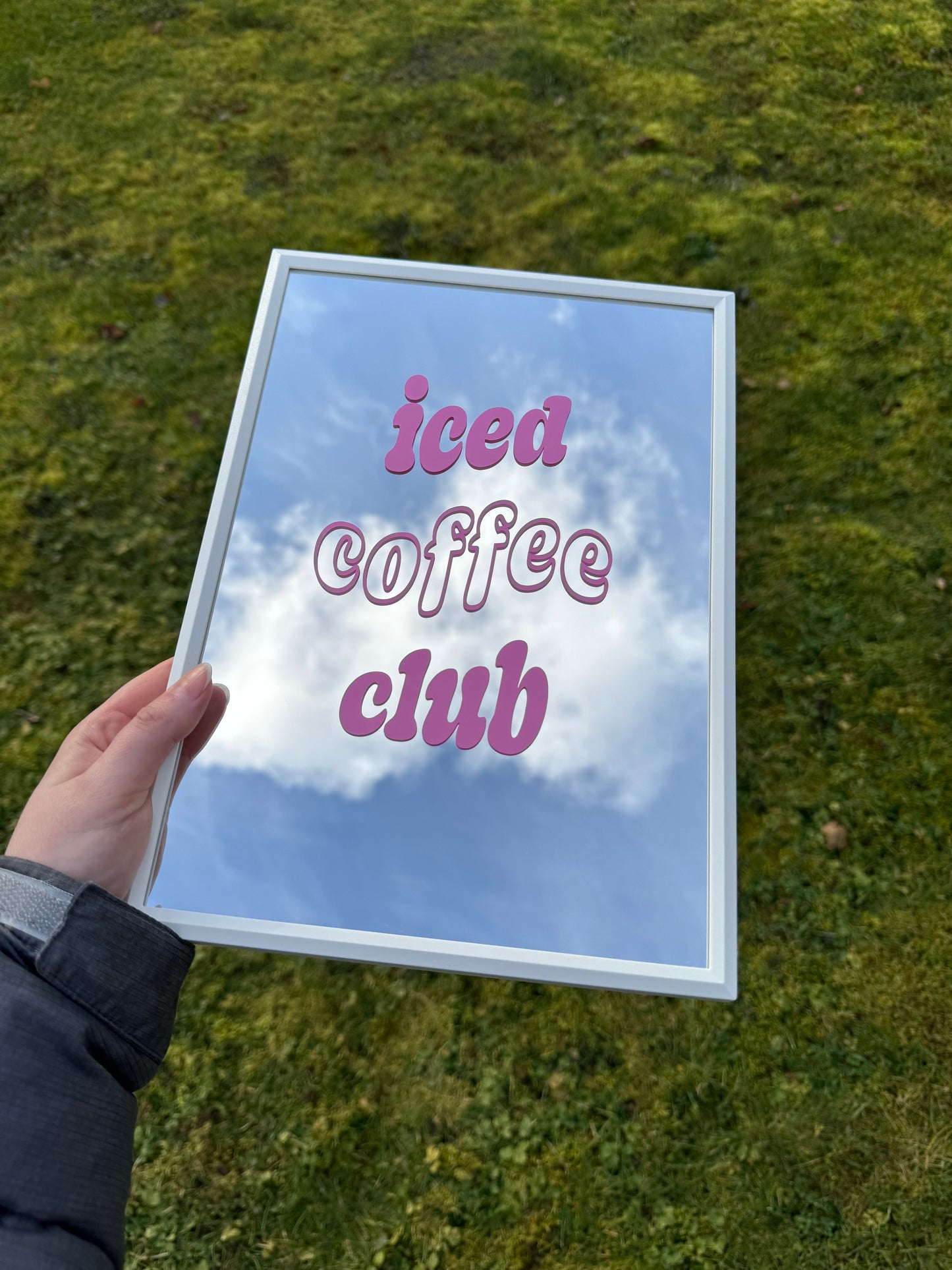 Spiegel "Iced Coffee Club"