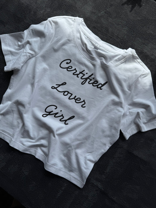 Drake Crop Top "Certified Lover Girl"