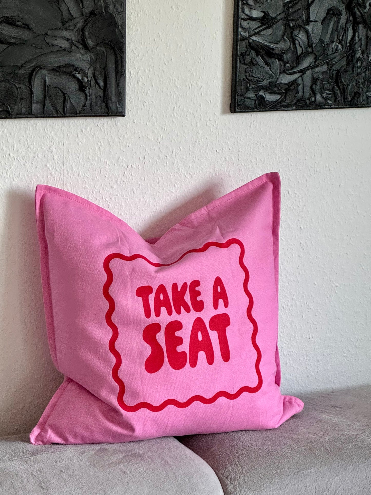Dekokissen "Take a Seat"