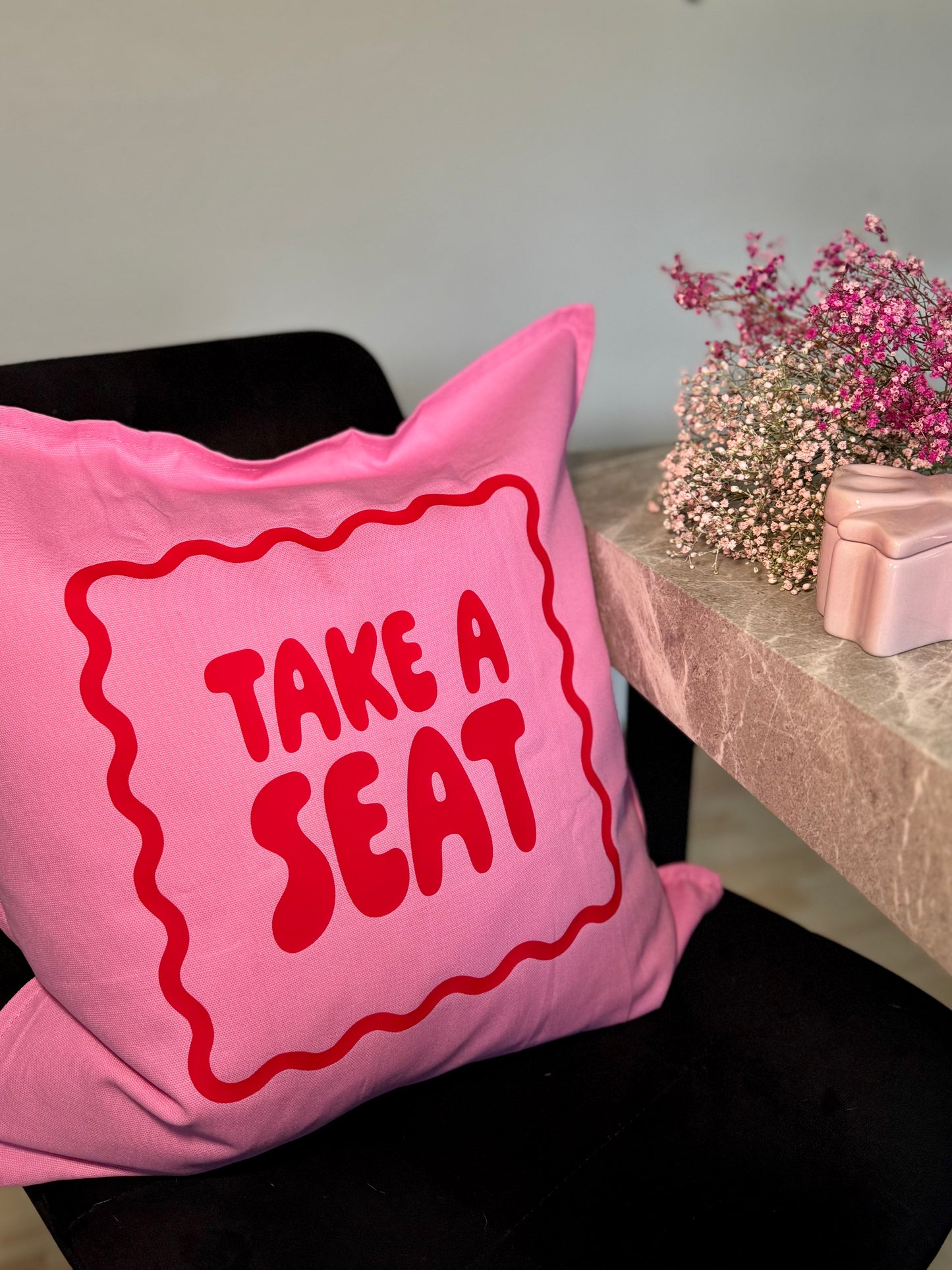 Dekokissen "Take a Seat"