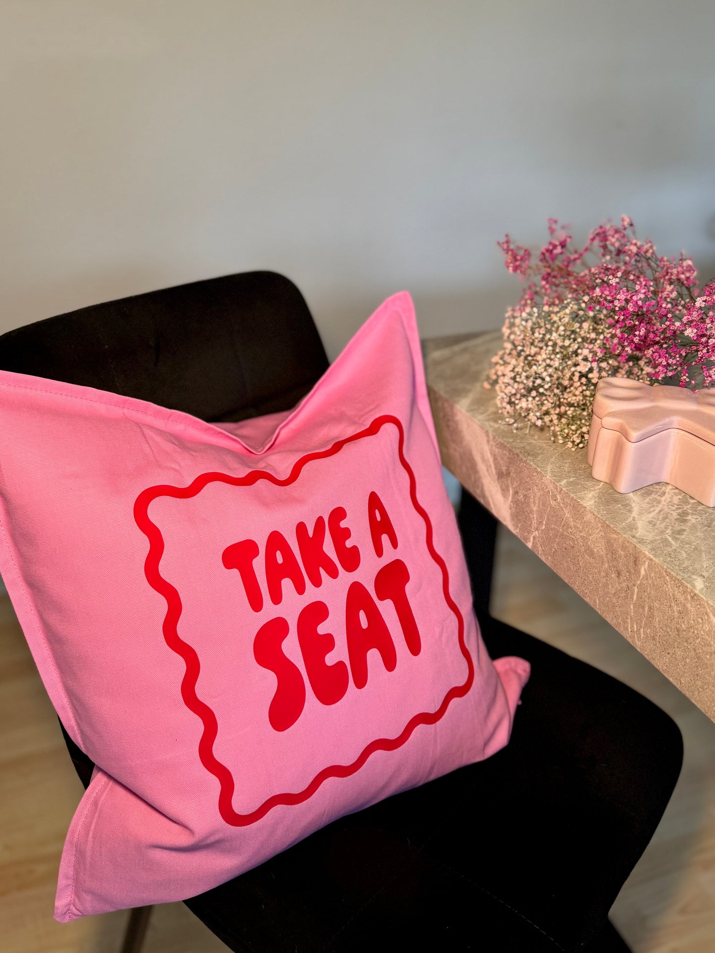 Dekokissen "Take a Seat"