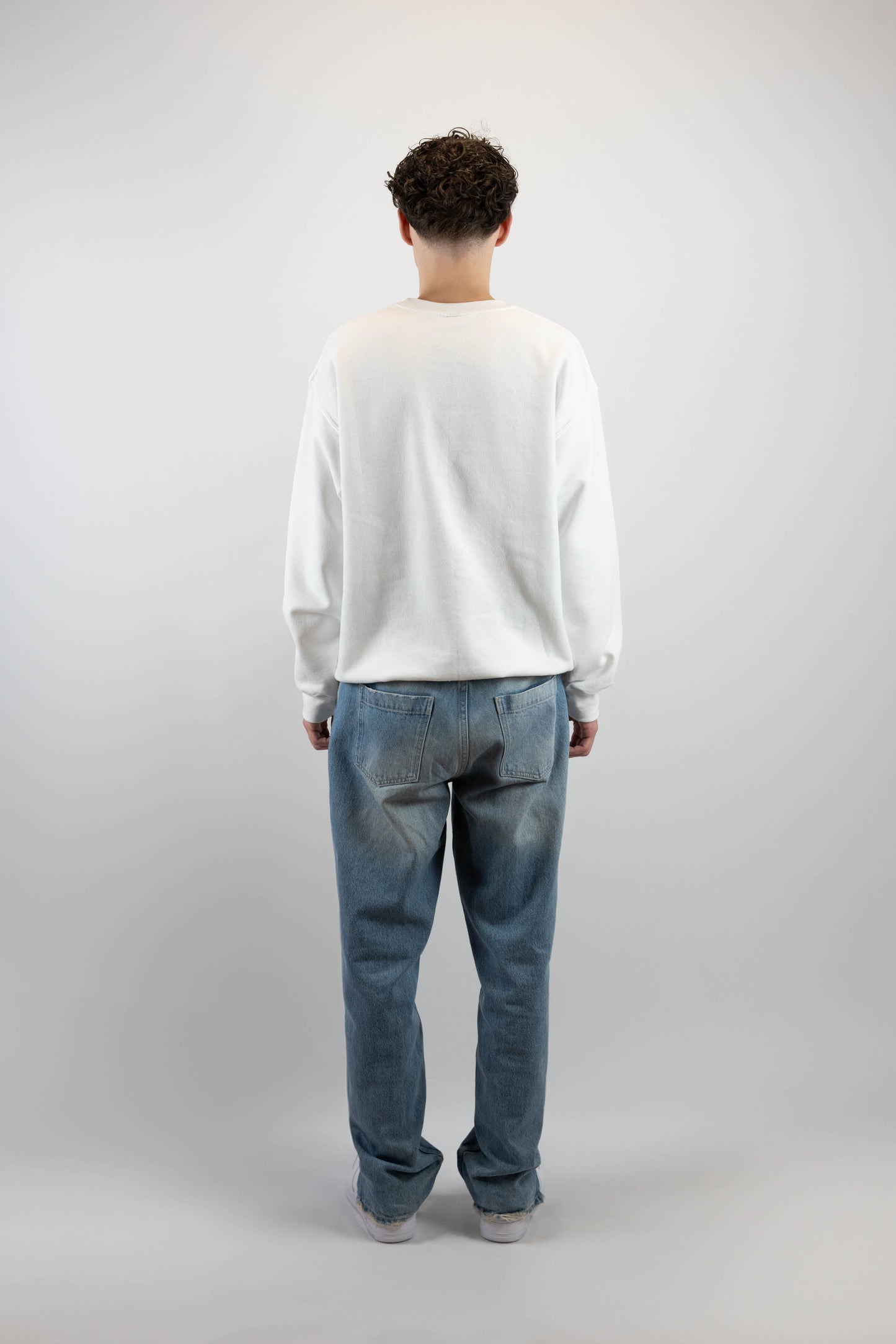 Logo Sweater White