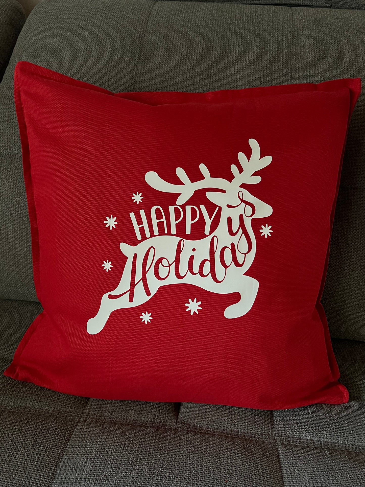 Kissen "Happy Holidays"