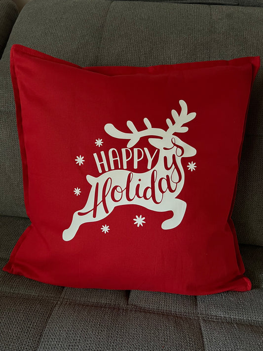 Kissen "Happy Holidays"