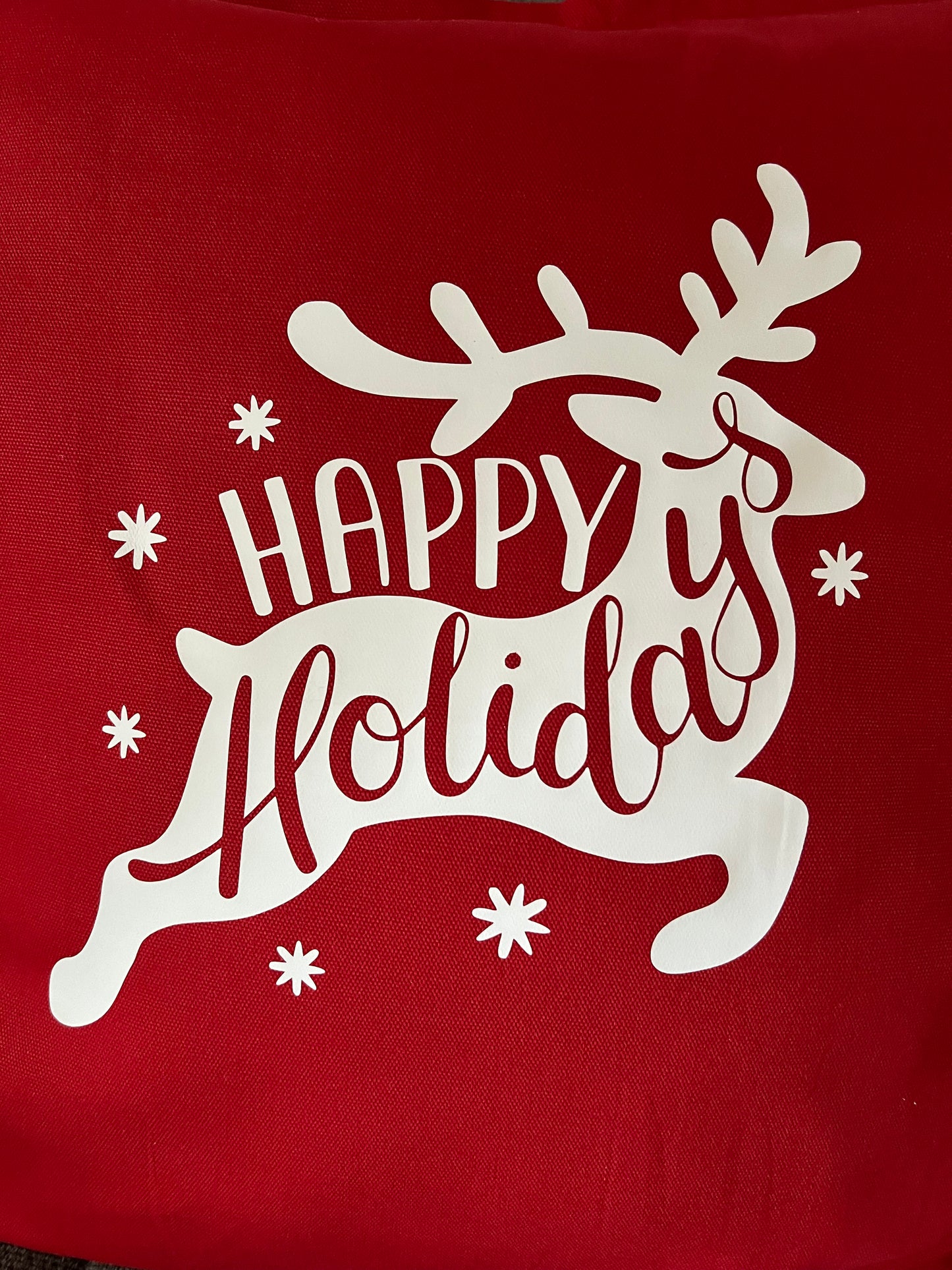 Kissen "Happy Holidays"