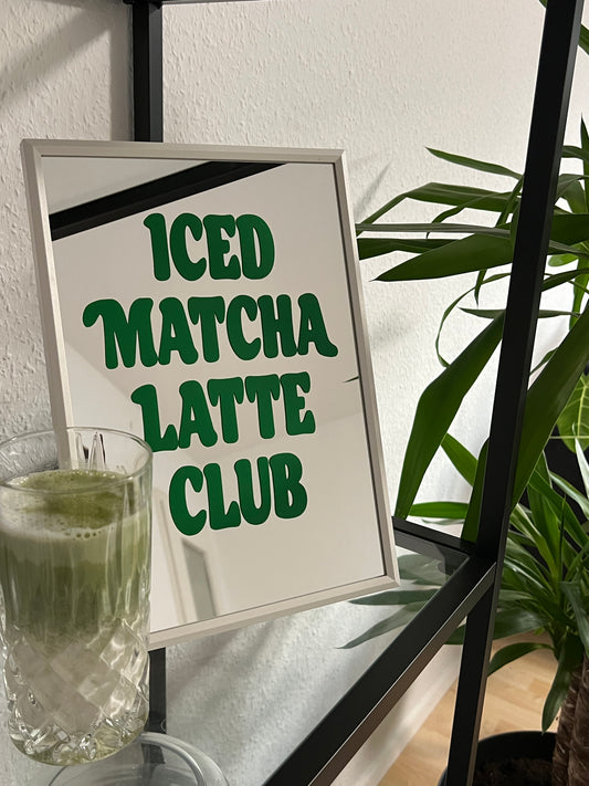 Spiegel "Iced Matcha Latte Club"