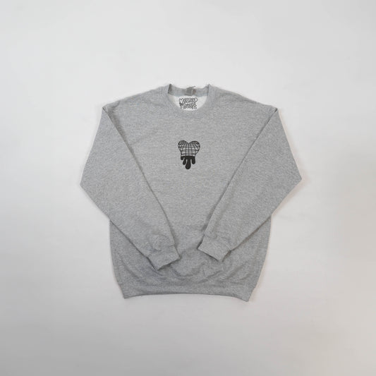 Melted Grid Sweater