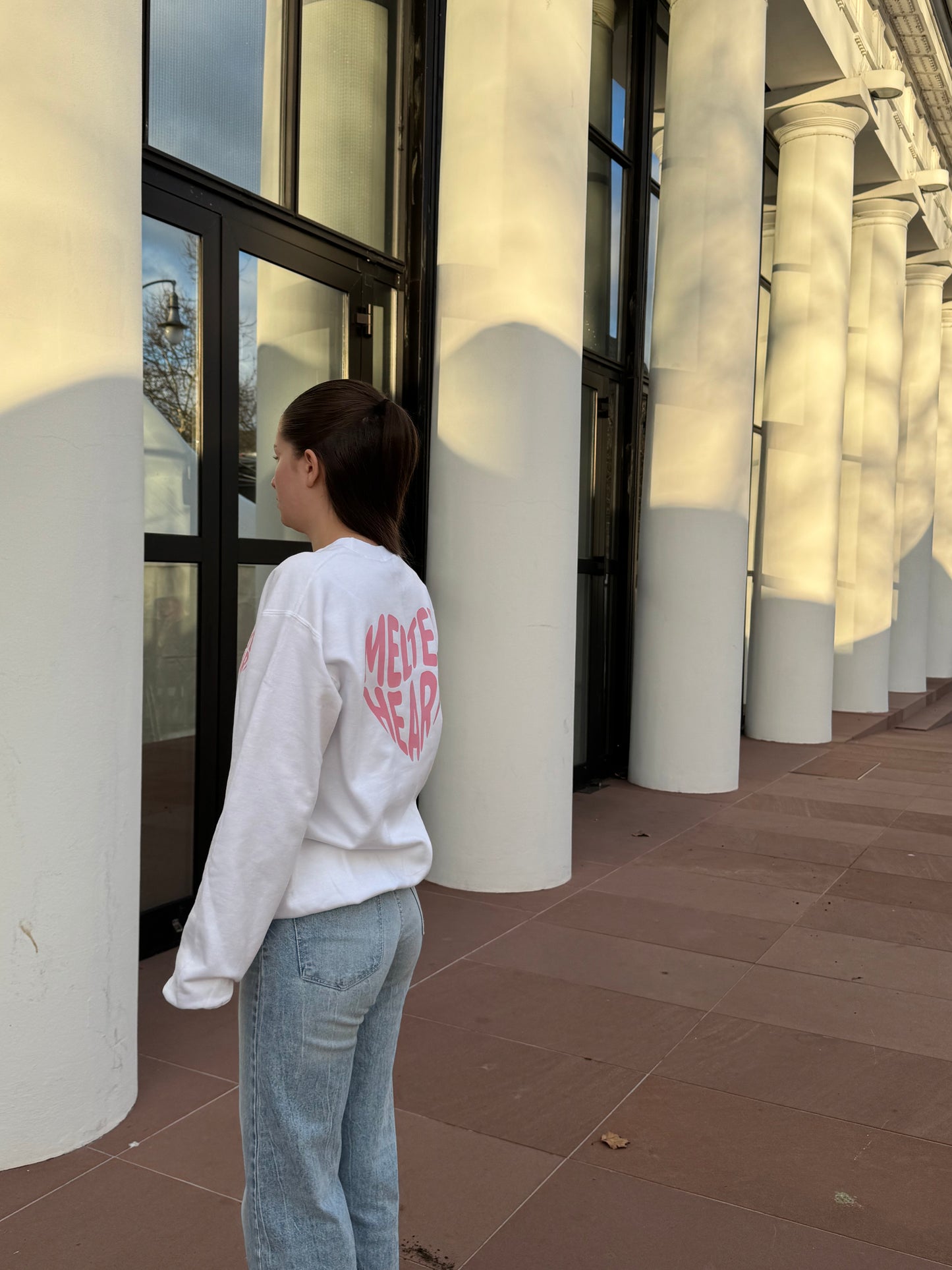 Heart Sweater Pink