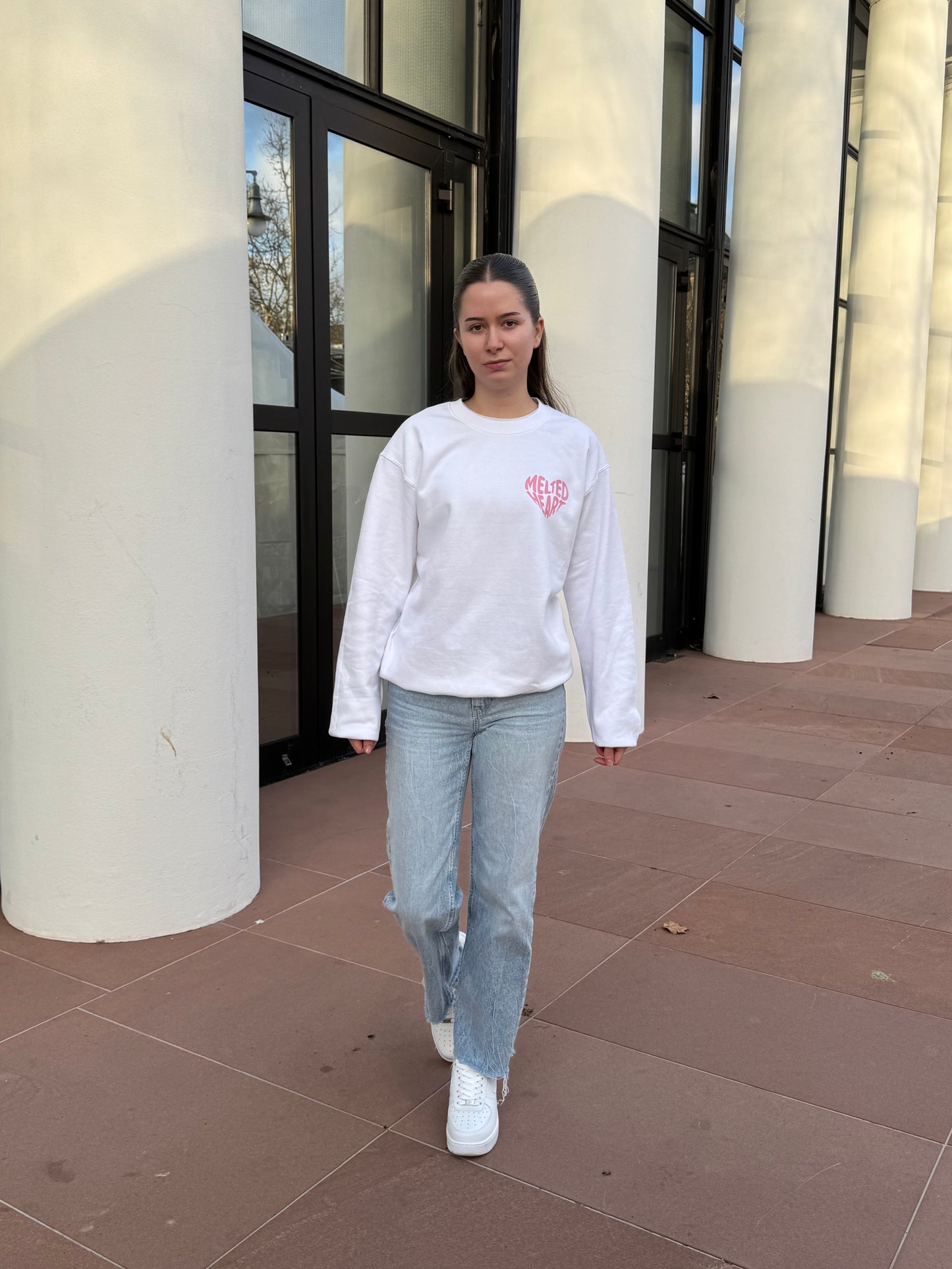 Heart Sweater Pink