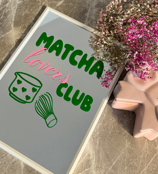 Spiegel "Matcha Lovers Club"